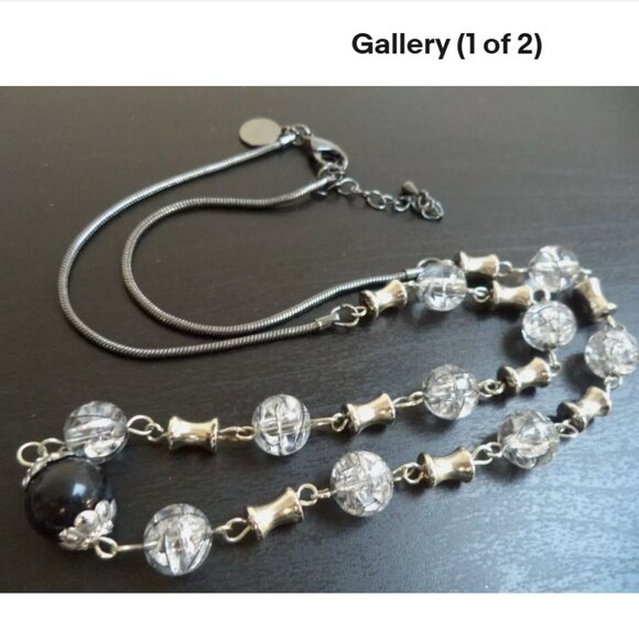 VINTAGE ESTATE CALVIN KLEIN BEADED 26" NECKLACE 1981 - Picture 1 of 2